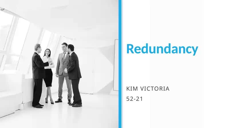Redundancy