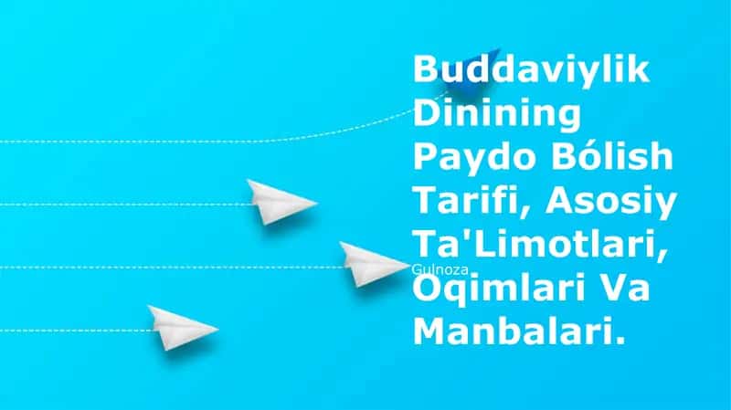 Buddaviylik Dinining Paydo Bólish Tarifi