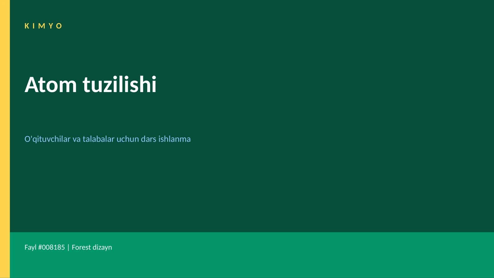 Atom tuzilishi