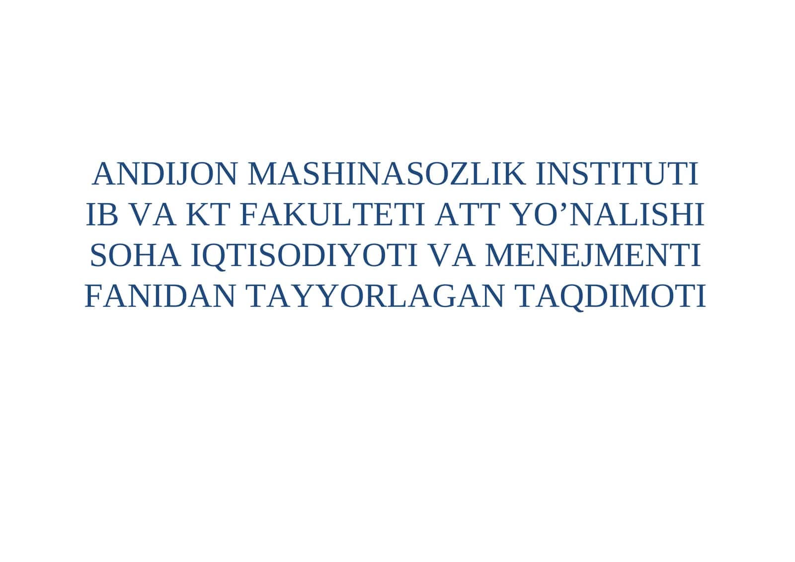 Innovatsion xarajatlarni boshqarish usullarini tahlil qilish