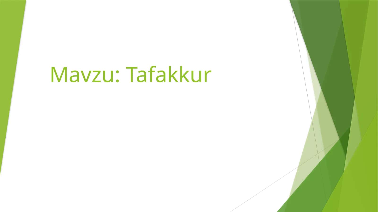 Tafakkur