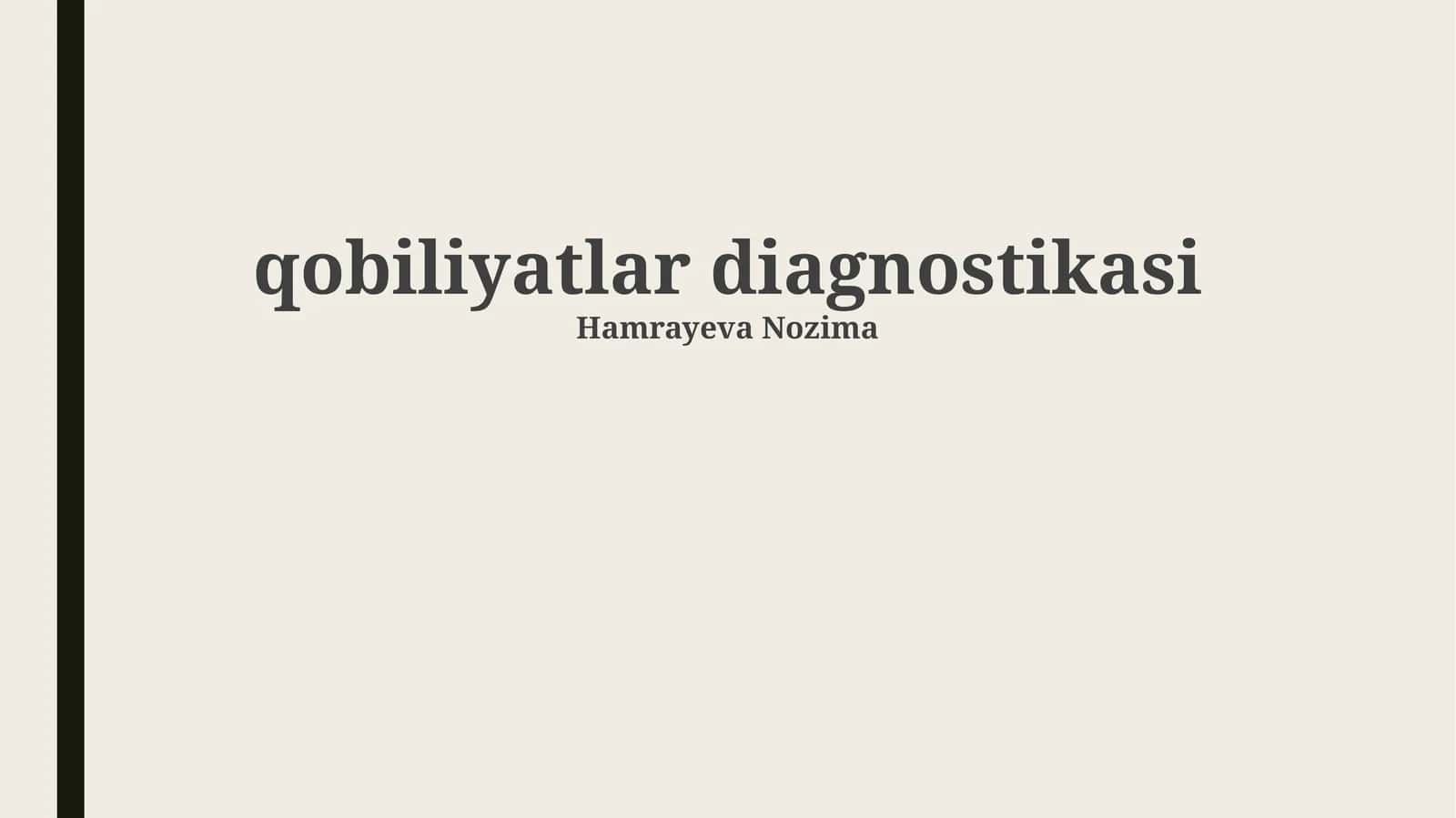 Ijodiy qobiliyatlarni baholash
