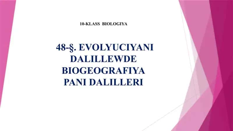 Evolutsiyani isbotlashda solishtirma anatomiya, paleontologiya fanlari dalillari