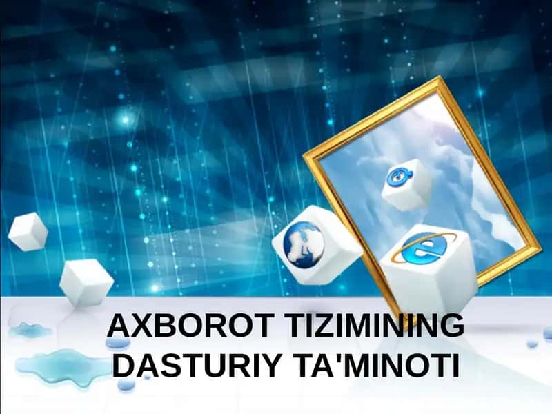 Axborot tizimining dasturiy ta'minoti