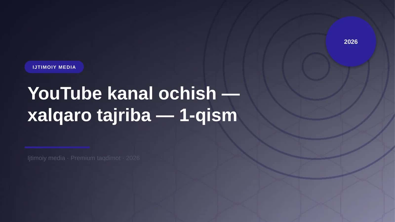 IJTIMOIY MEDIA