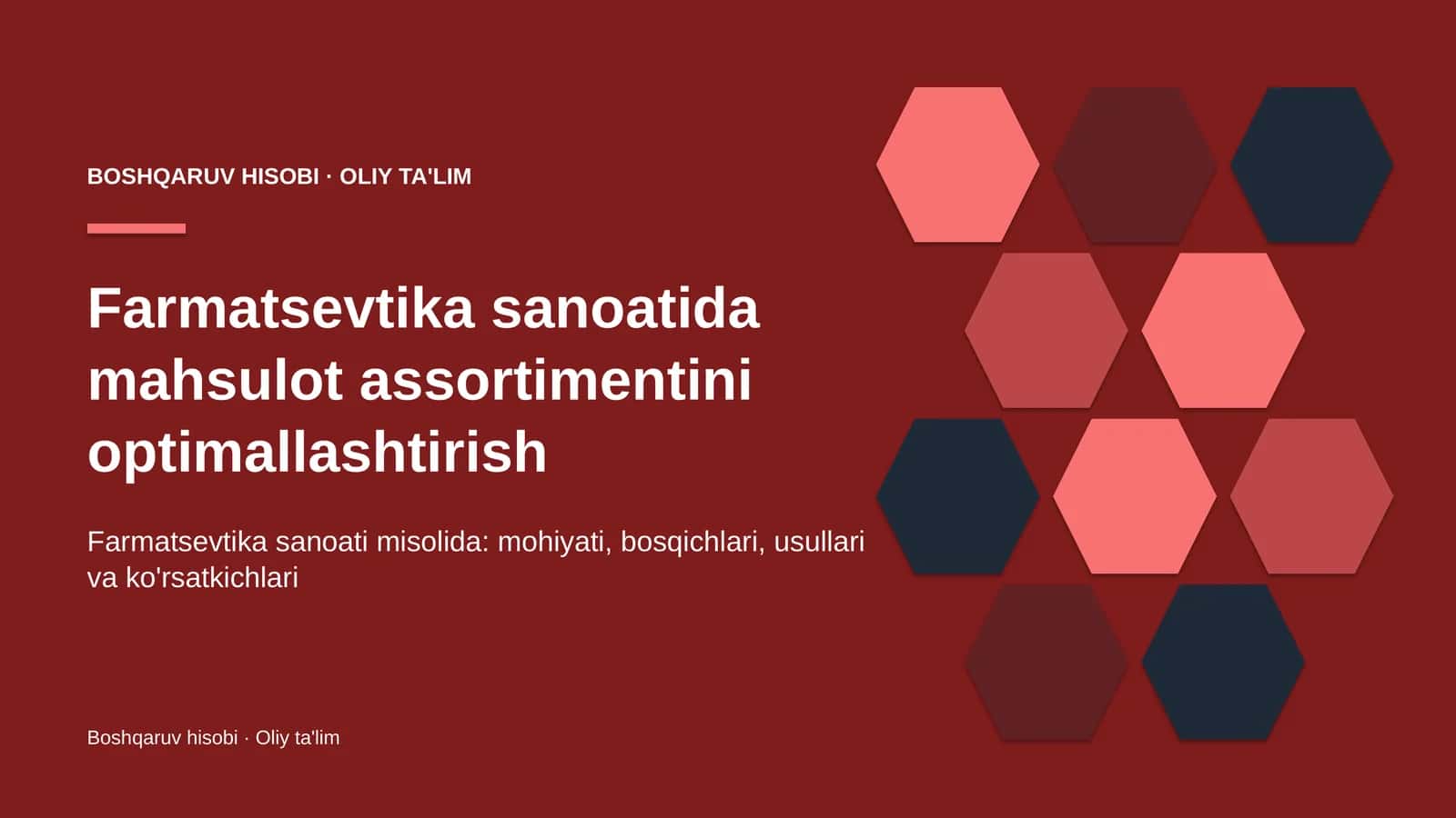farmatsevtika sanoatida mahsulot assortimentini optimallashtirish 6434