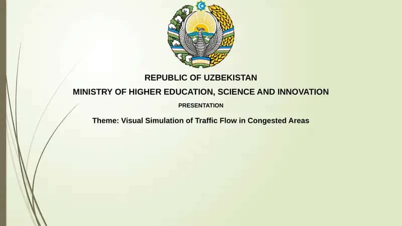 Visual Simulation of Traffic Flow in Congested Areas