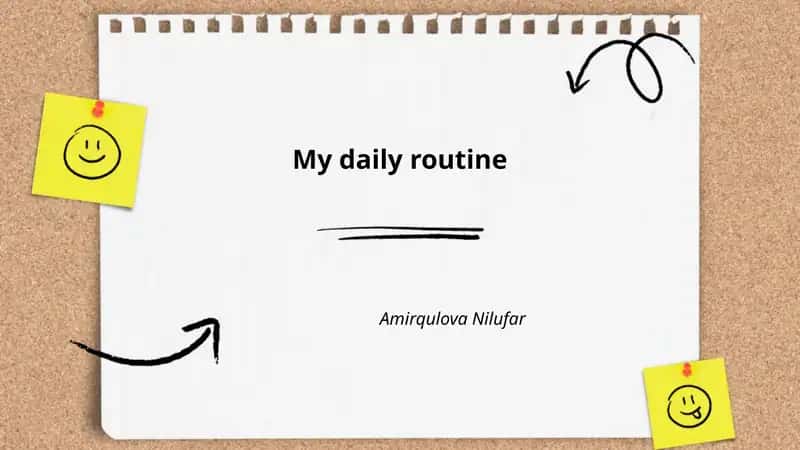 My daily routine