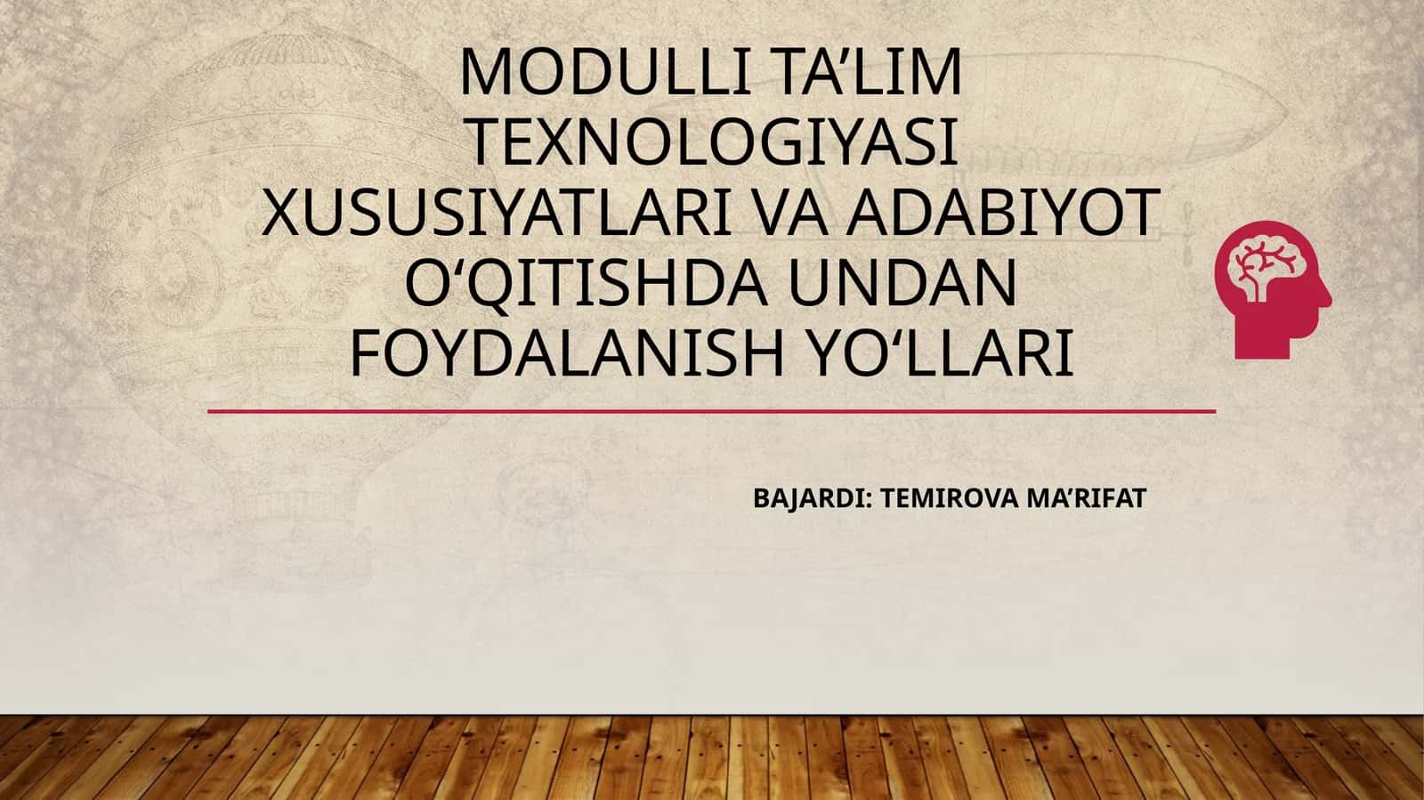 Modulli ta’lim texnologiyasi