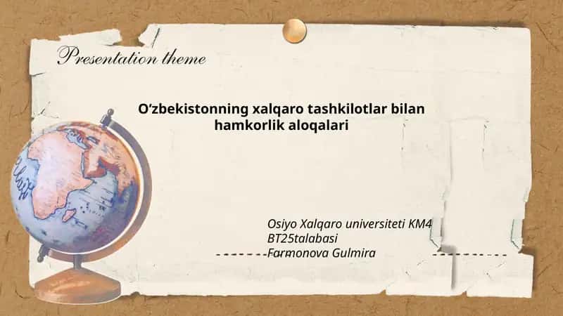 Oʻzbekiston va BMT: strategik hamkorlik va barqaror rivojlanish maqsadlari