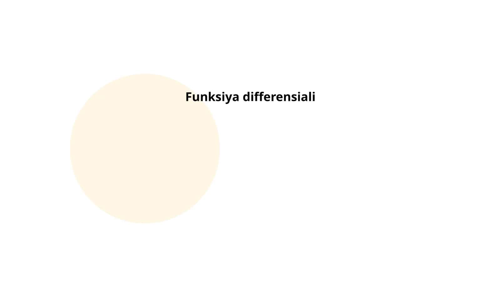 Funksiya differensiali