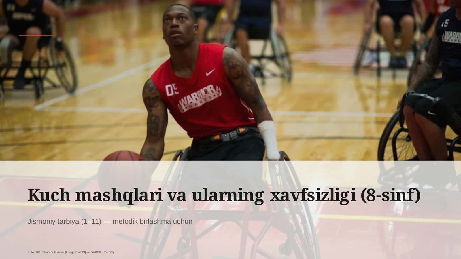 Kuch mashqlari va ularning xavfsizligi (8-sinf)