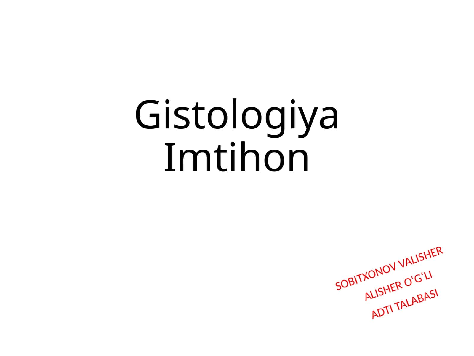GistologiyaImtihon