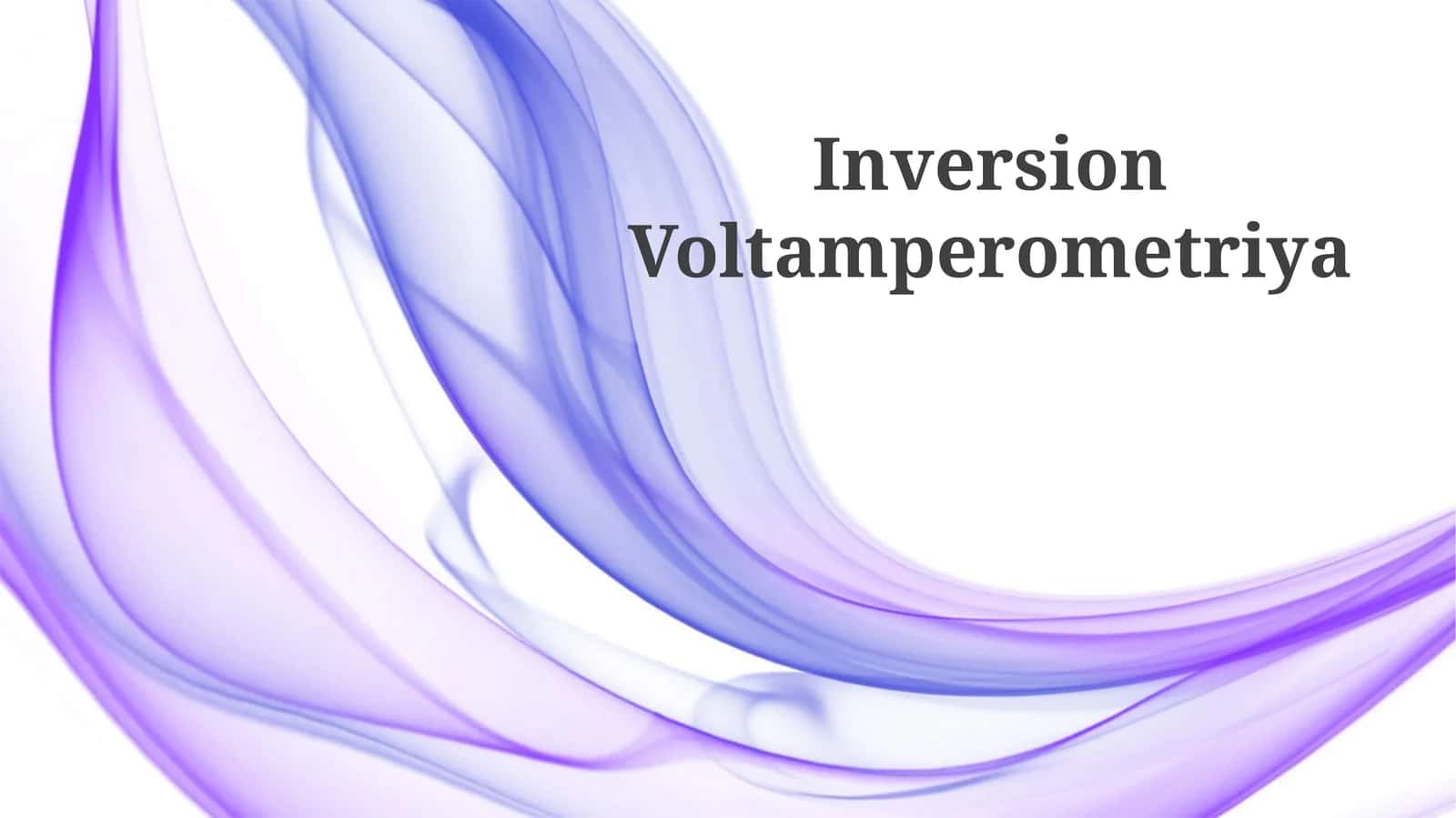 Inversion Voltamperometriya