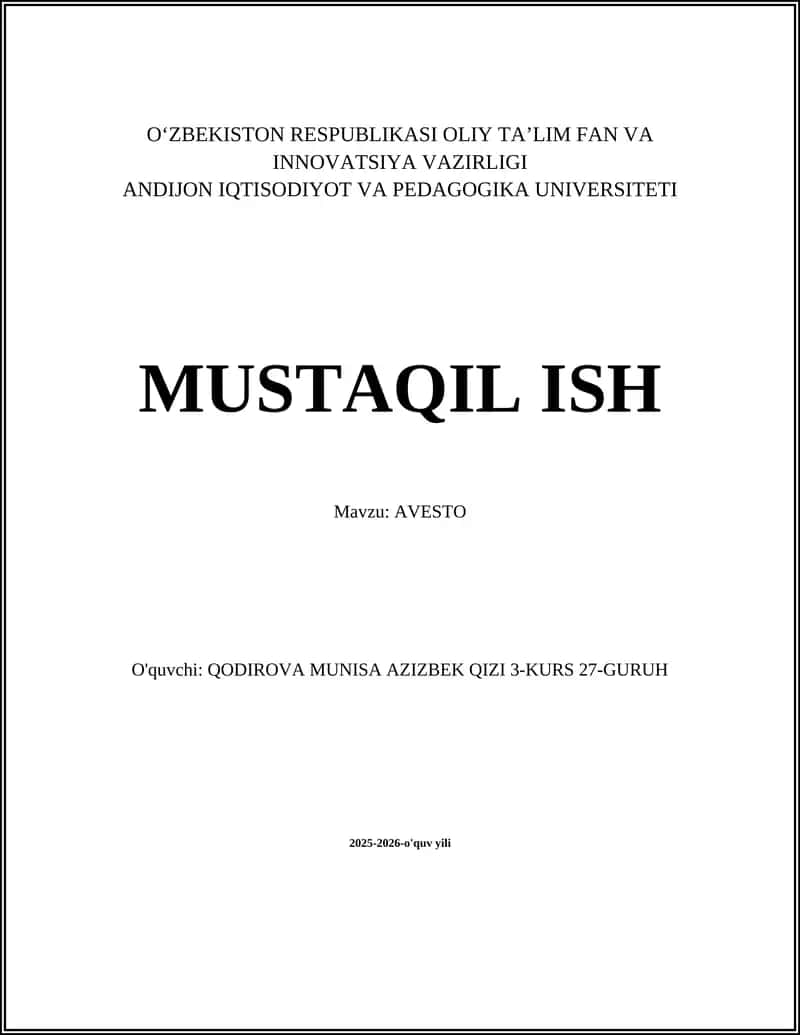 AVESTO