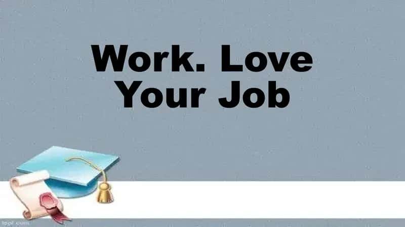 Work. Love Your Job