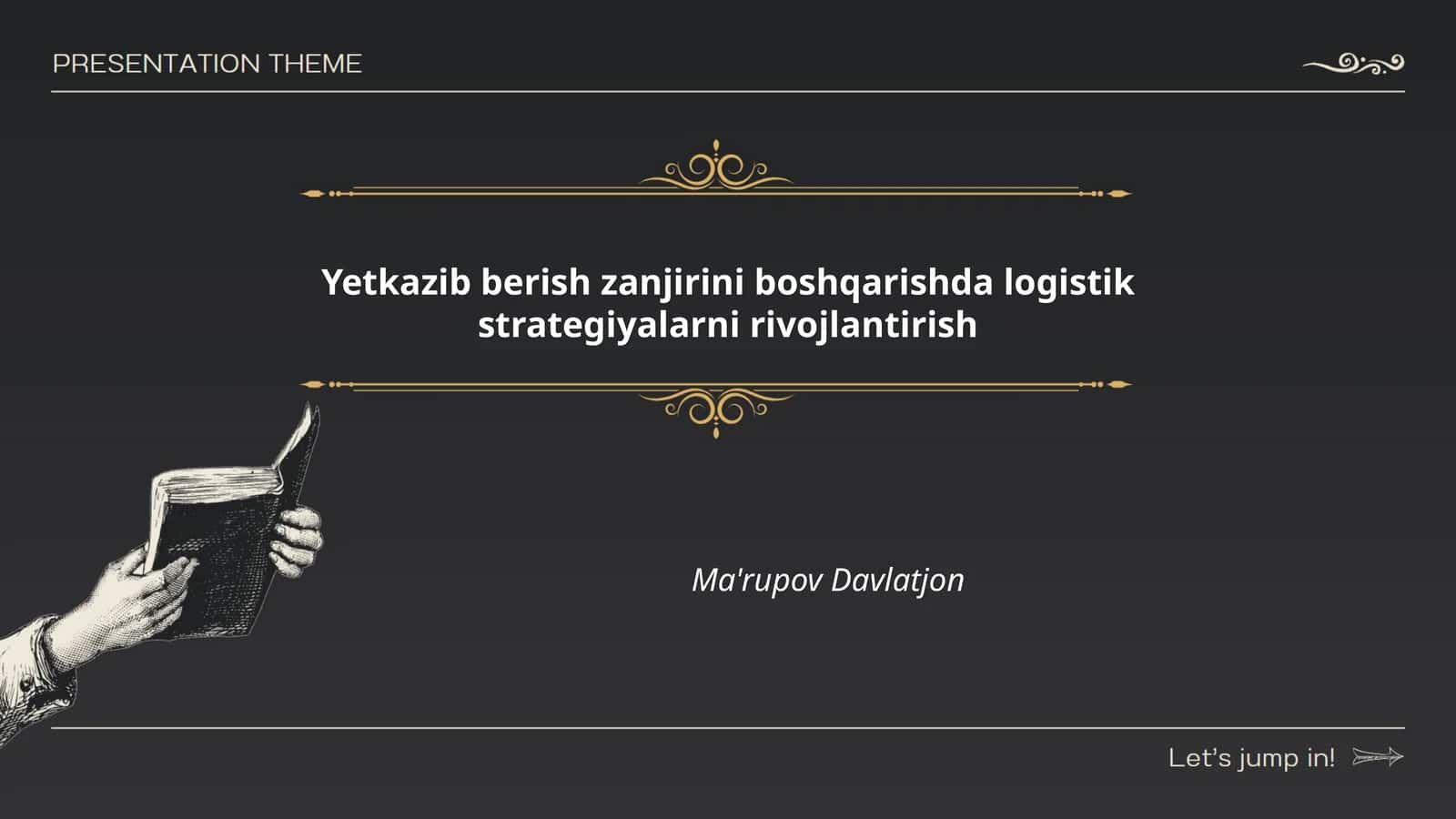 Yetkazib berish zanjirini boshqarishda logistik strategiyalarni rivojlantirish