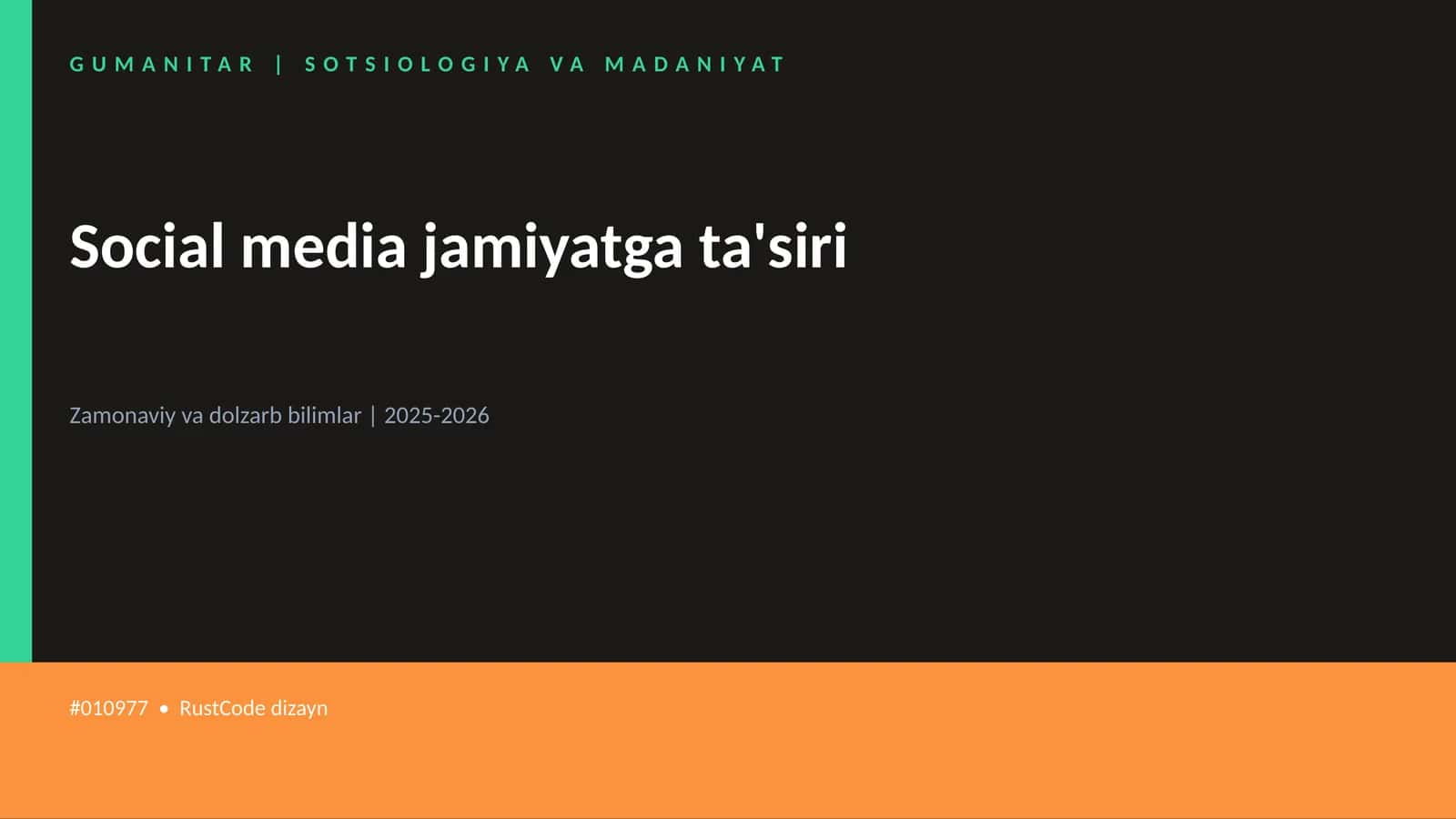 Social media jamiyatga ta'siri