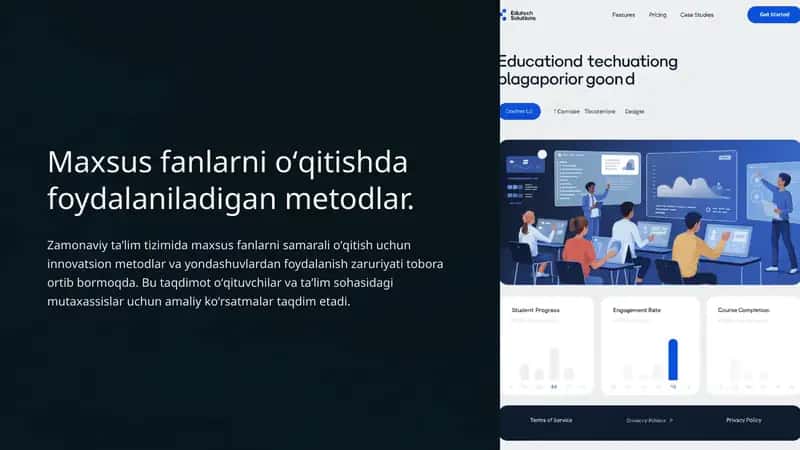 Maxsus fanlarni oʻqitishda foydalaniladigan metodlar