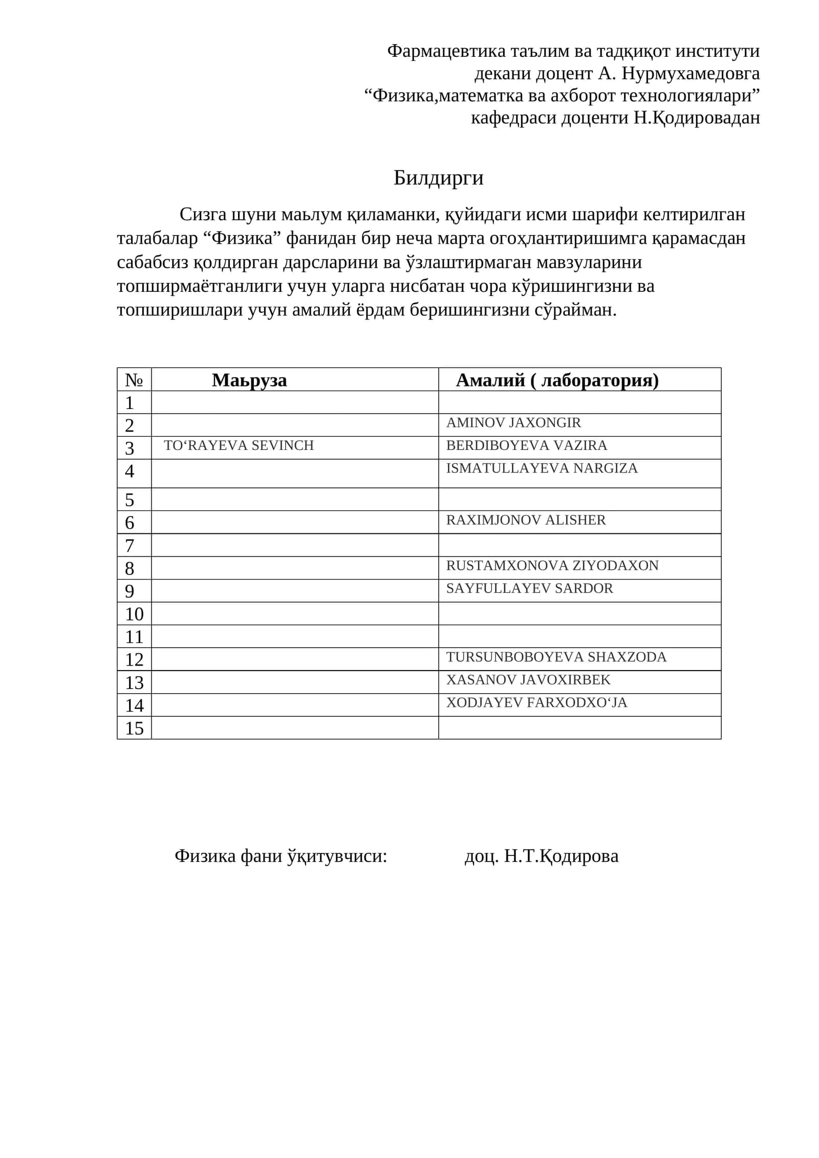 Физика,математка ва ахборот технологиялари