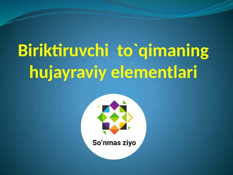Biriktiruvchi to`qima