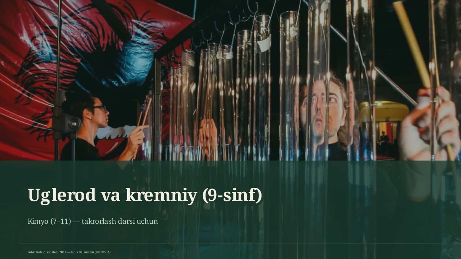 Uglerod va kremniy (9-sinf)