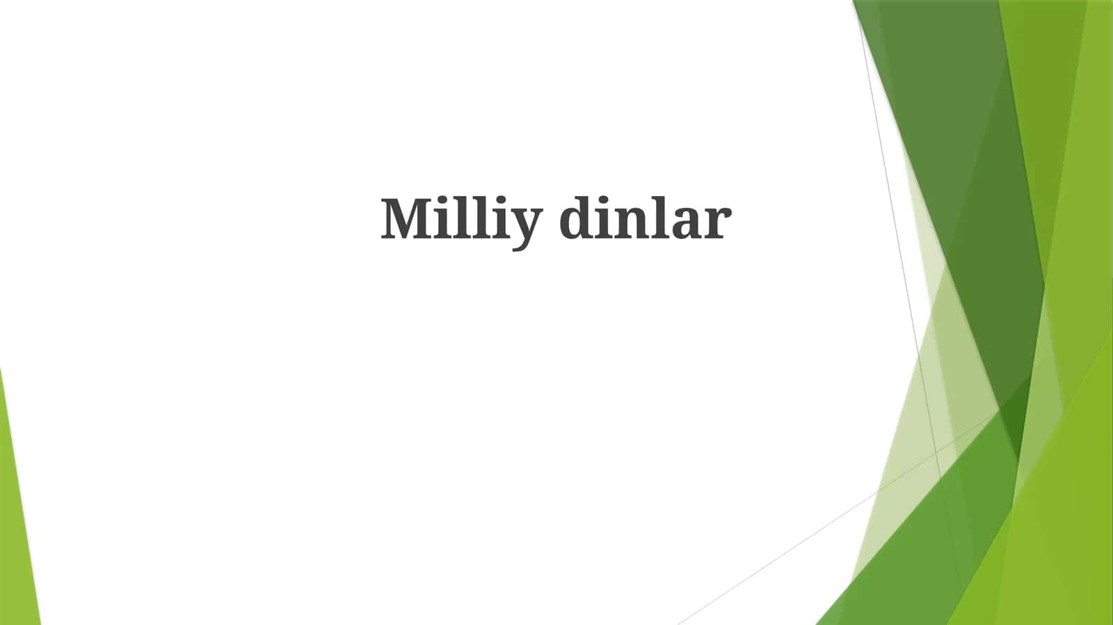 Milliydinlar