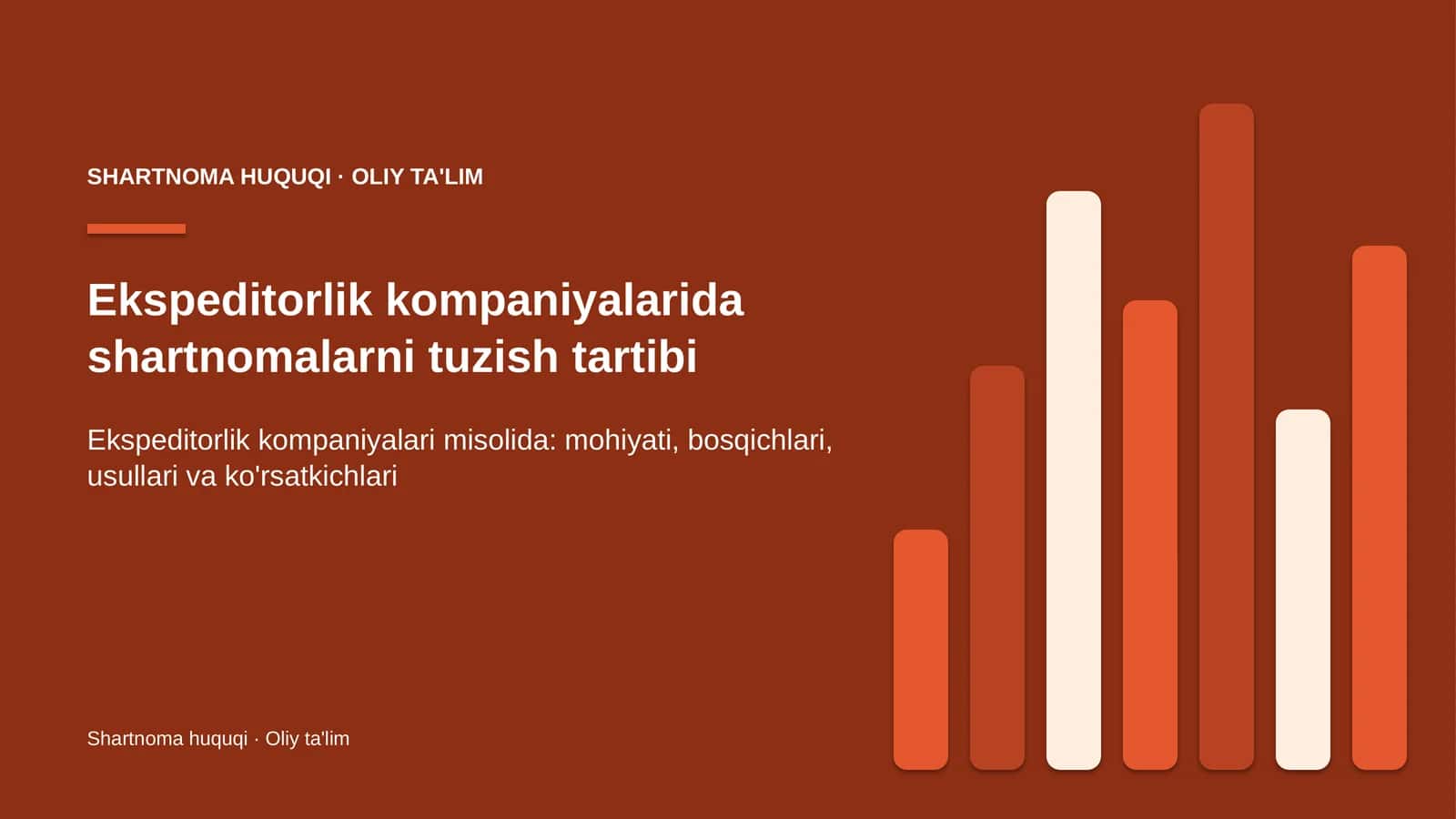 ekspeditorlik kompaniyalarida shartnomalarni tuzish tartibi 7775