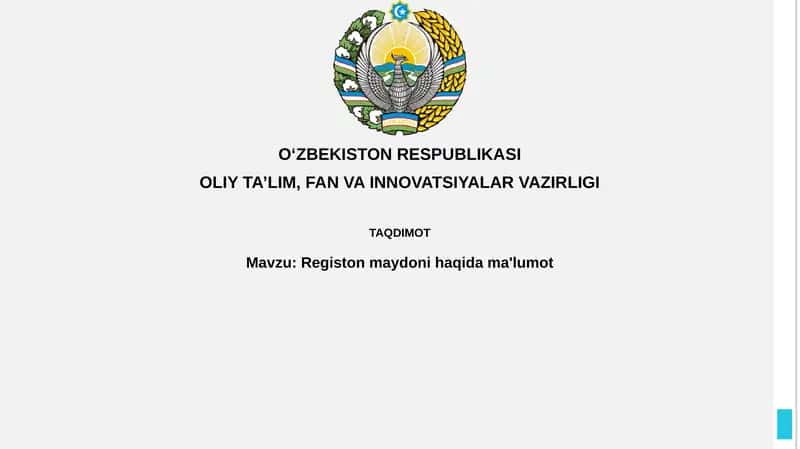 Registon maydonining tarixi va arxitekturasi