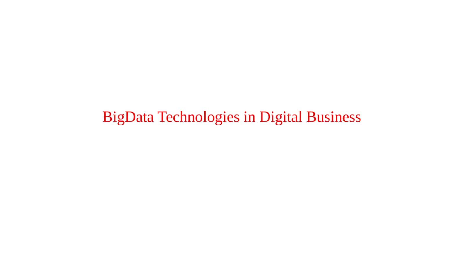 Big Data-termininikelib chiqish tarixi