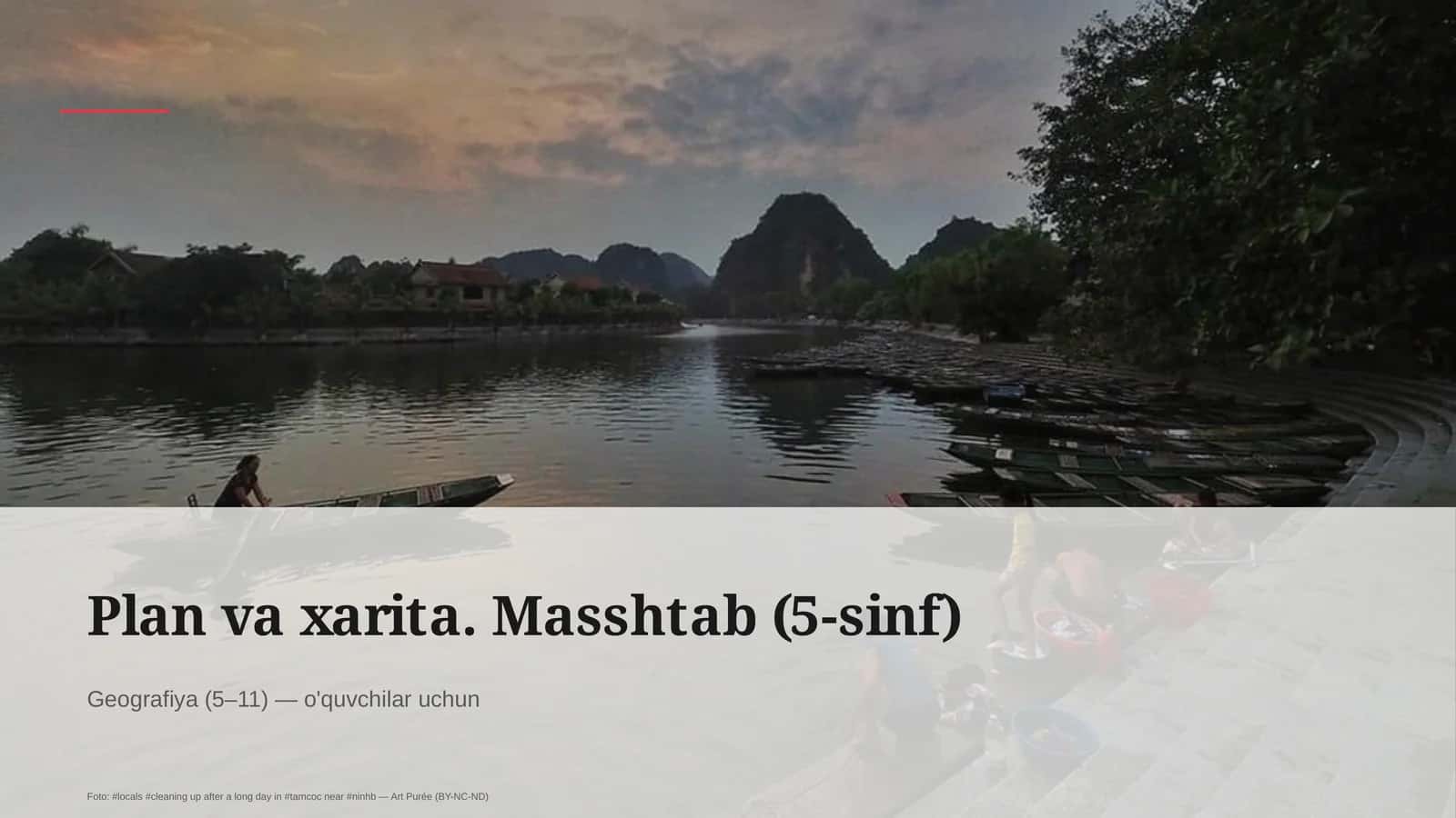Plan va xarita. Masshtab (5-sinf)