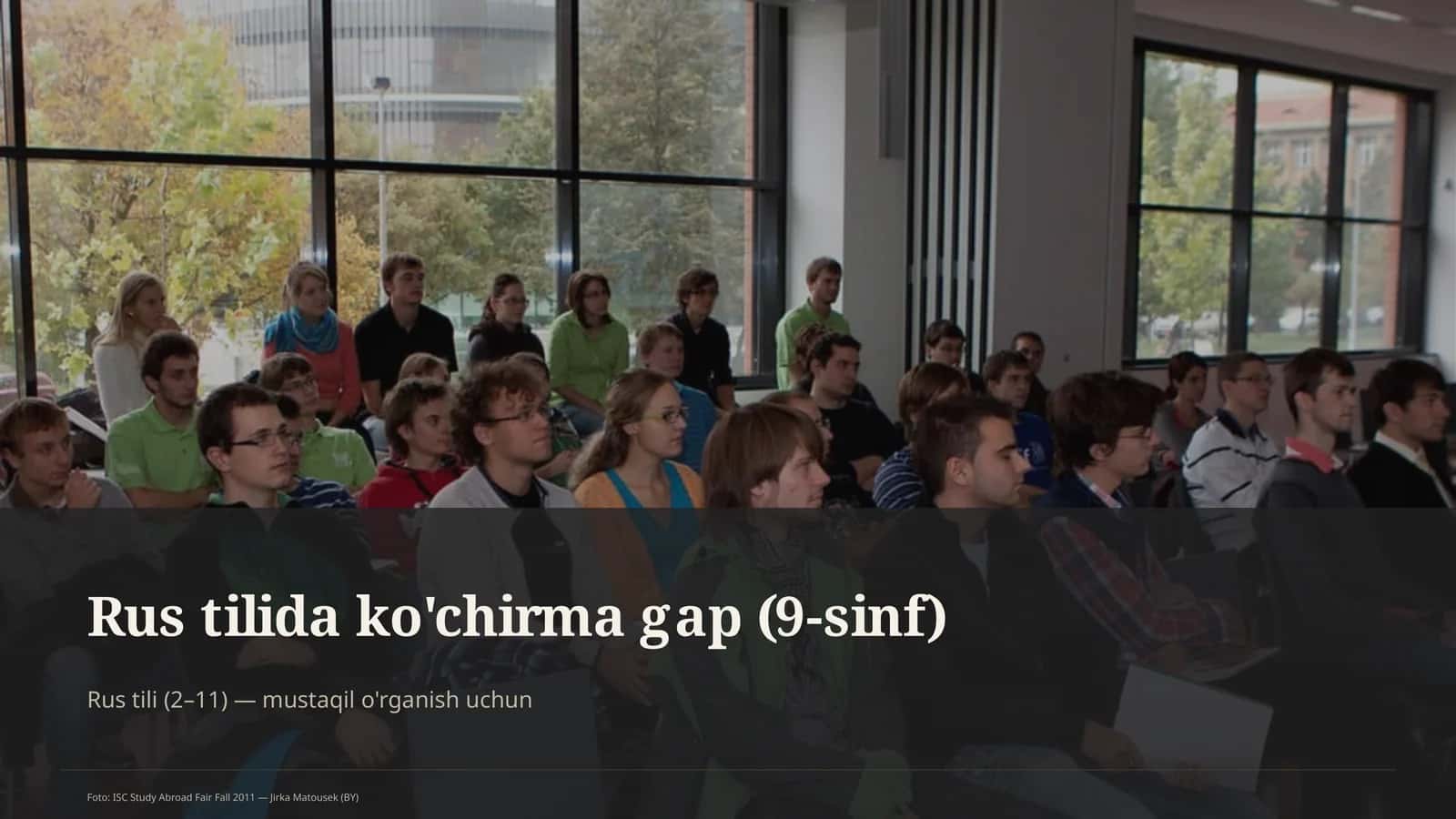 Rus tilida ko'chirma gap (9-sinf)