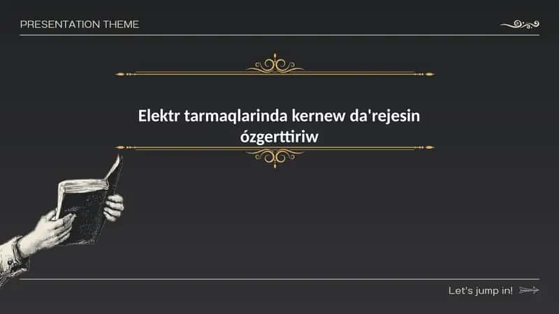 Transformatorlar ha’m kernew da'rejesin o'zgertiriw prinsipleri