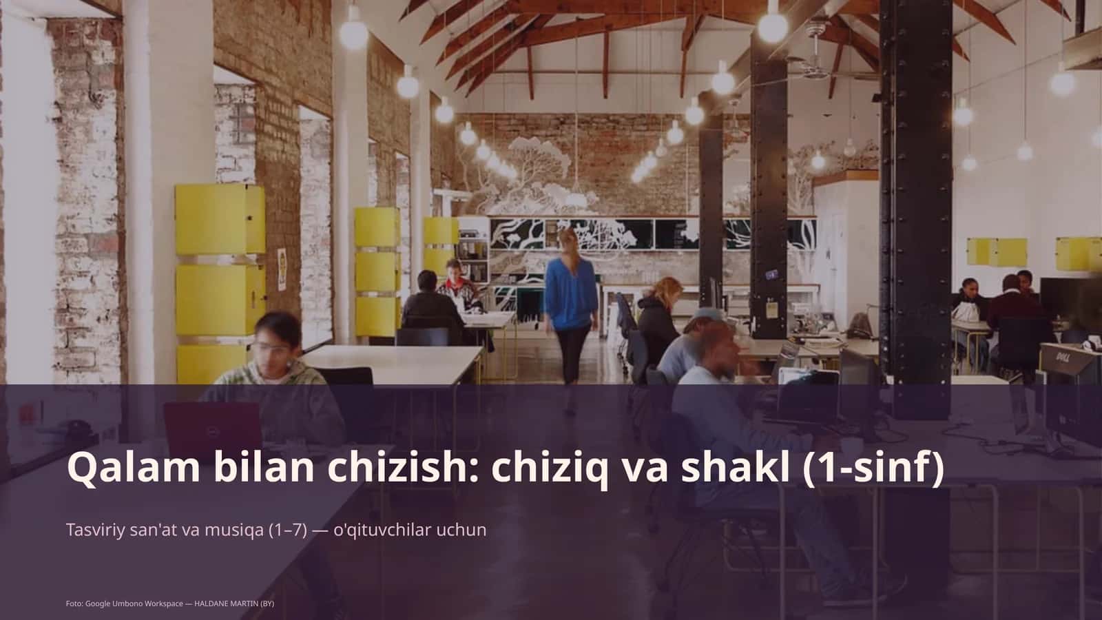 Qalam bilan chizish: chiziq va shakl (1-sinf)