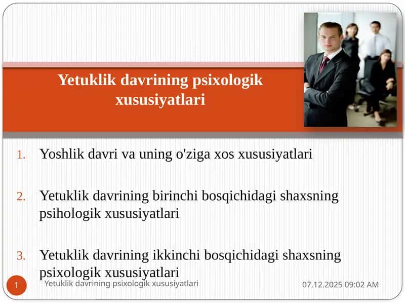 Yetuklik davri