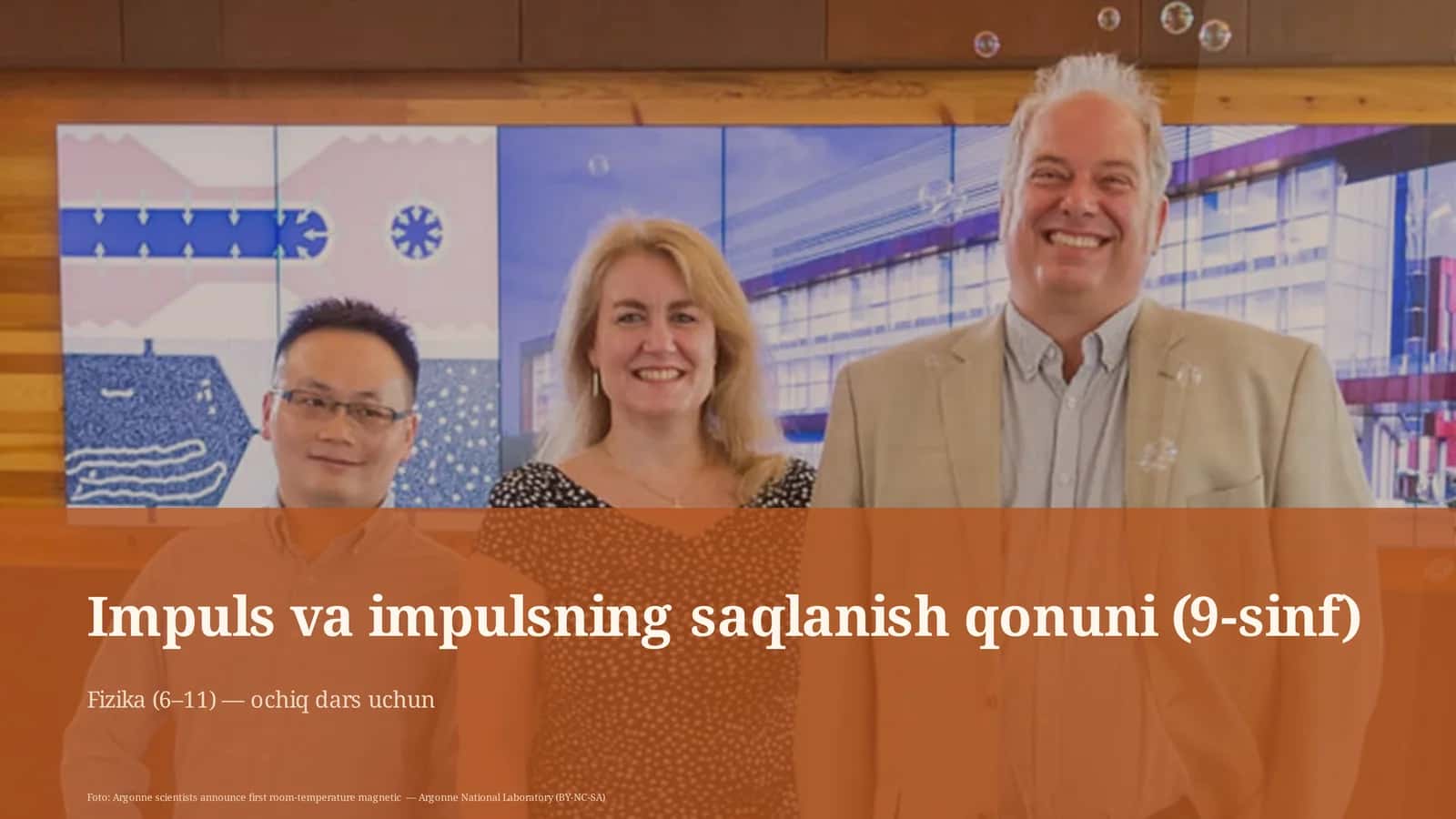 Impuls va impulsning saqlanish qonuni (9-sinf)