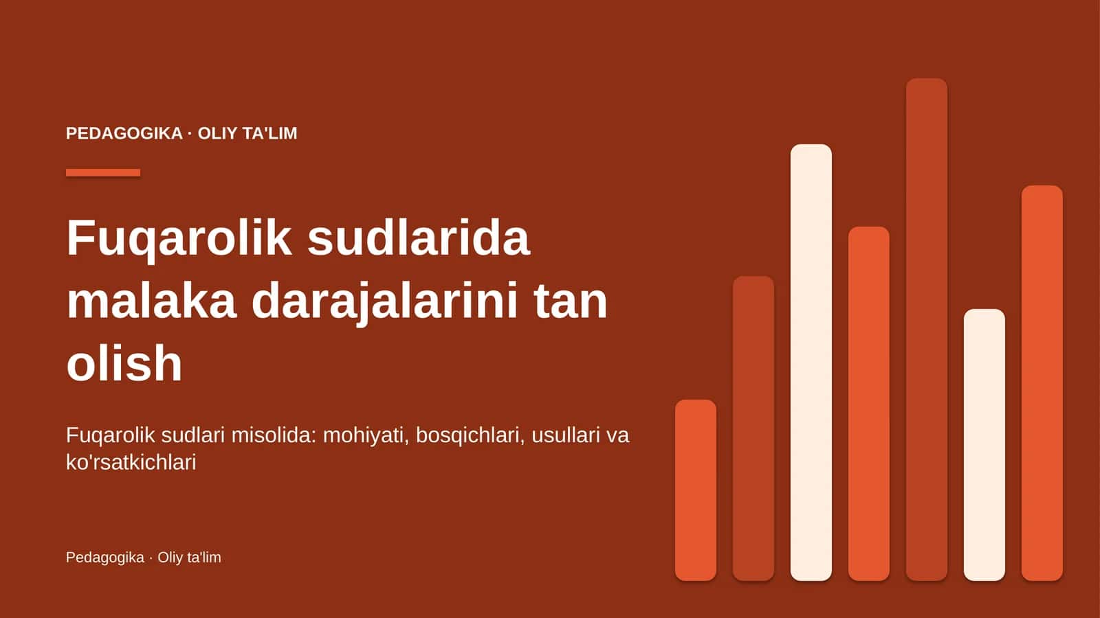 fuqarolik sudlarida malaka darajalarini tan olish 7165