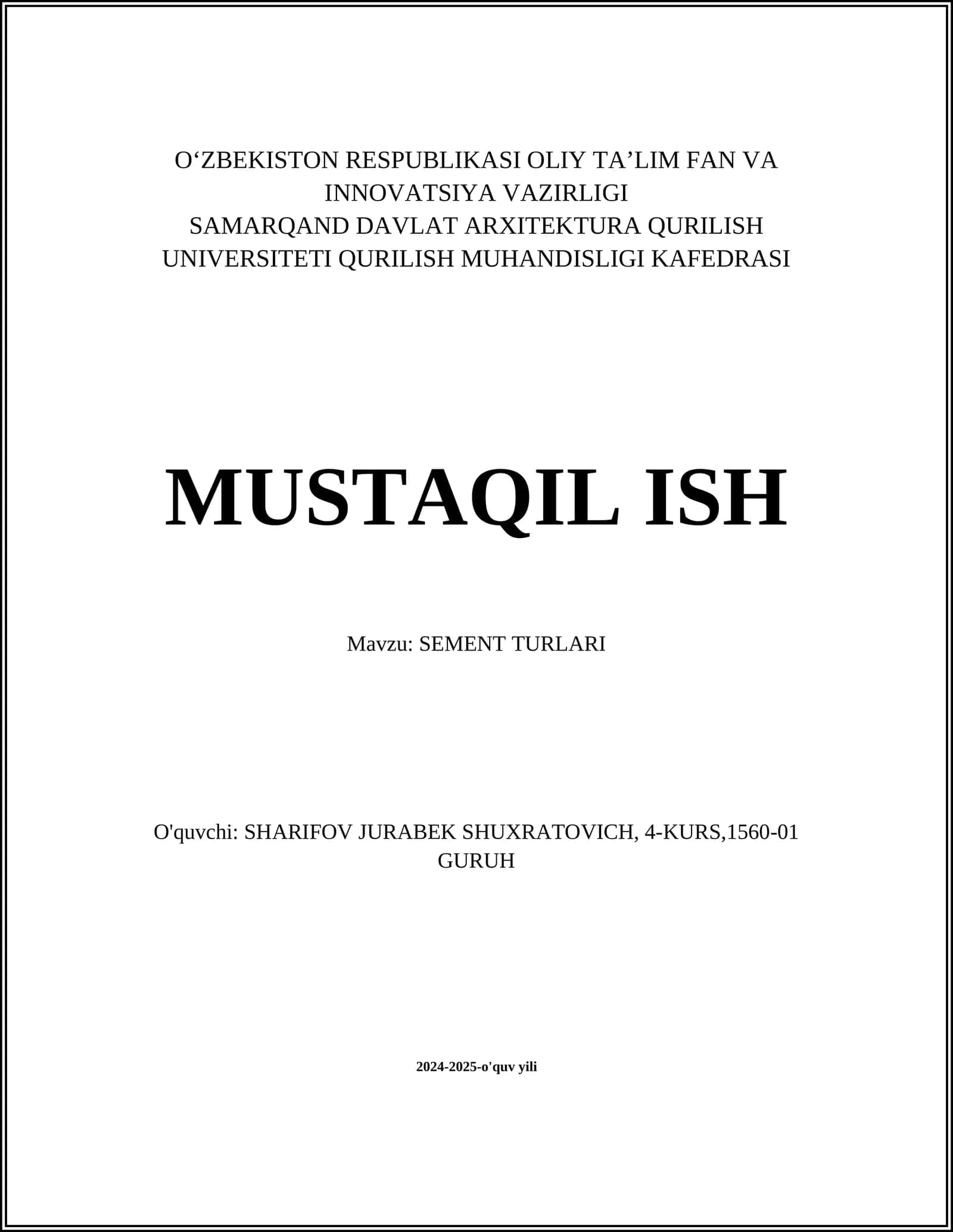 SEMENT TURLARI