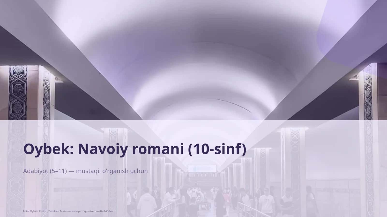 Oybek: Navoiy romani