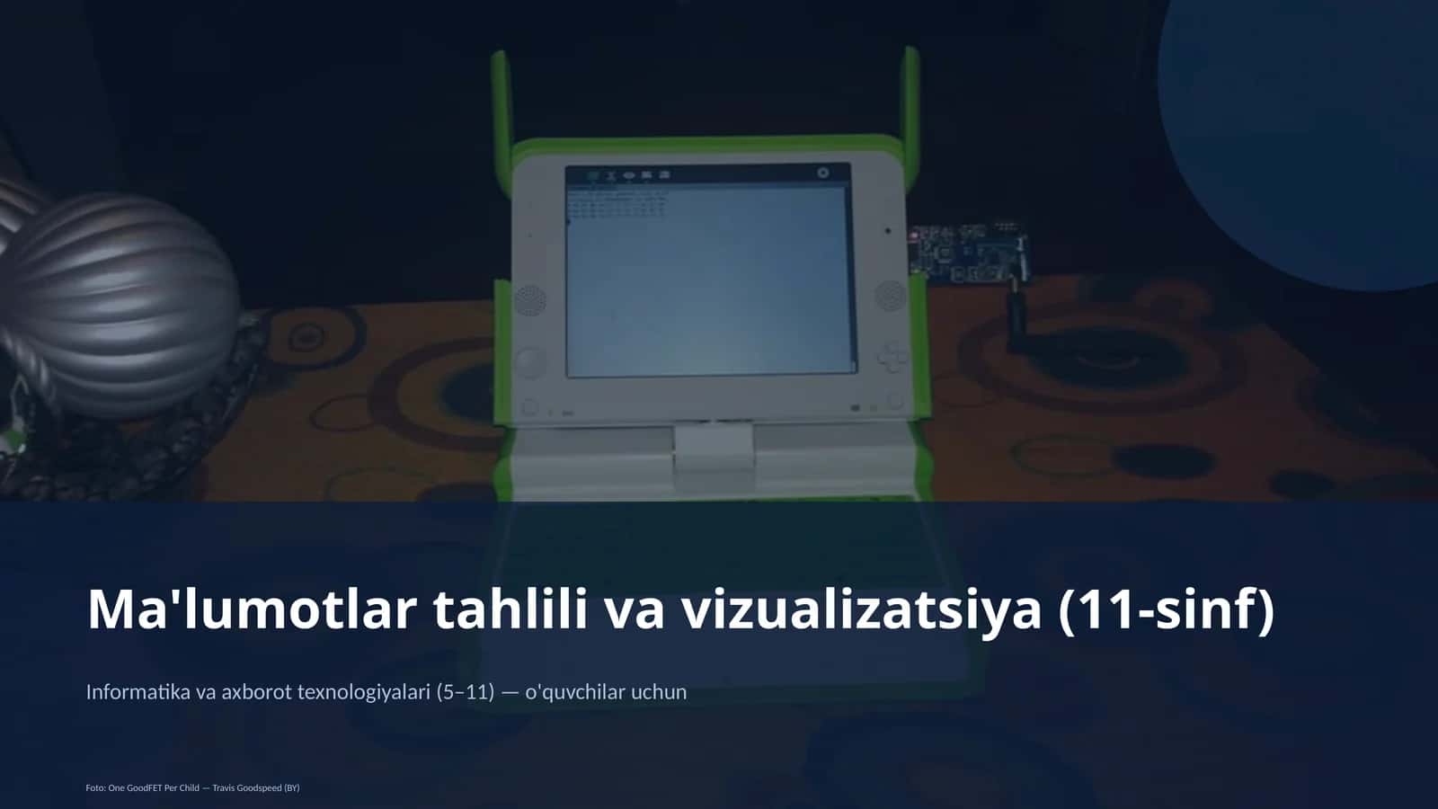 Ma'lumotlar tahlili va vizualizatsiya (11-sinf)