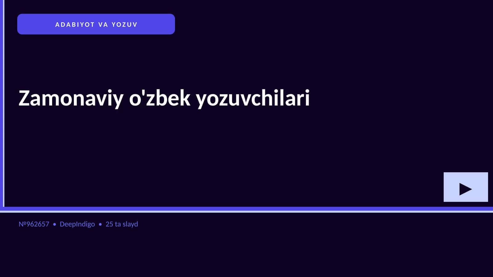 Zamonaviy o'zbek yozuvchilari