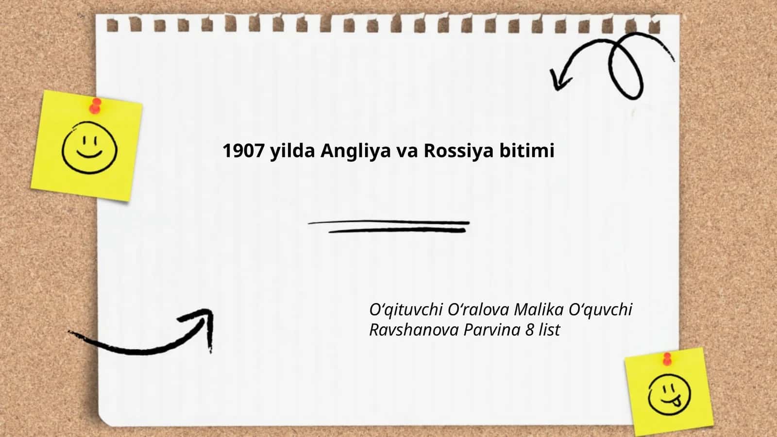 1907 yilda Angliya va Rossiya bitimi