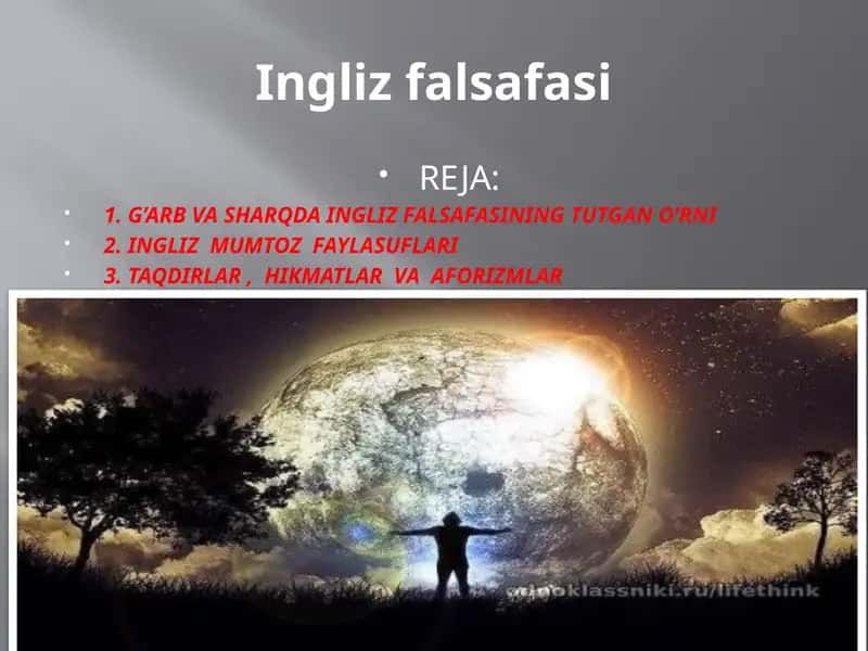 Ingliz falsafasi 1