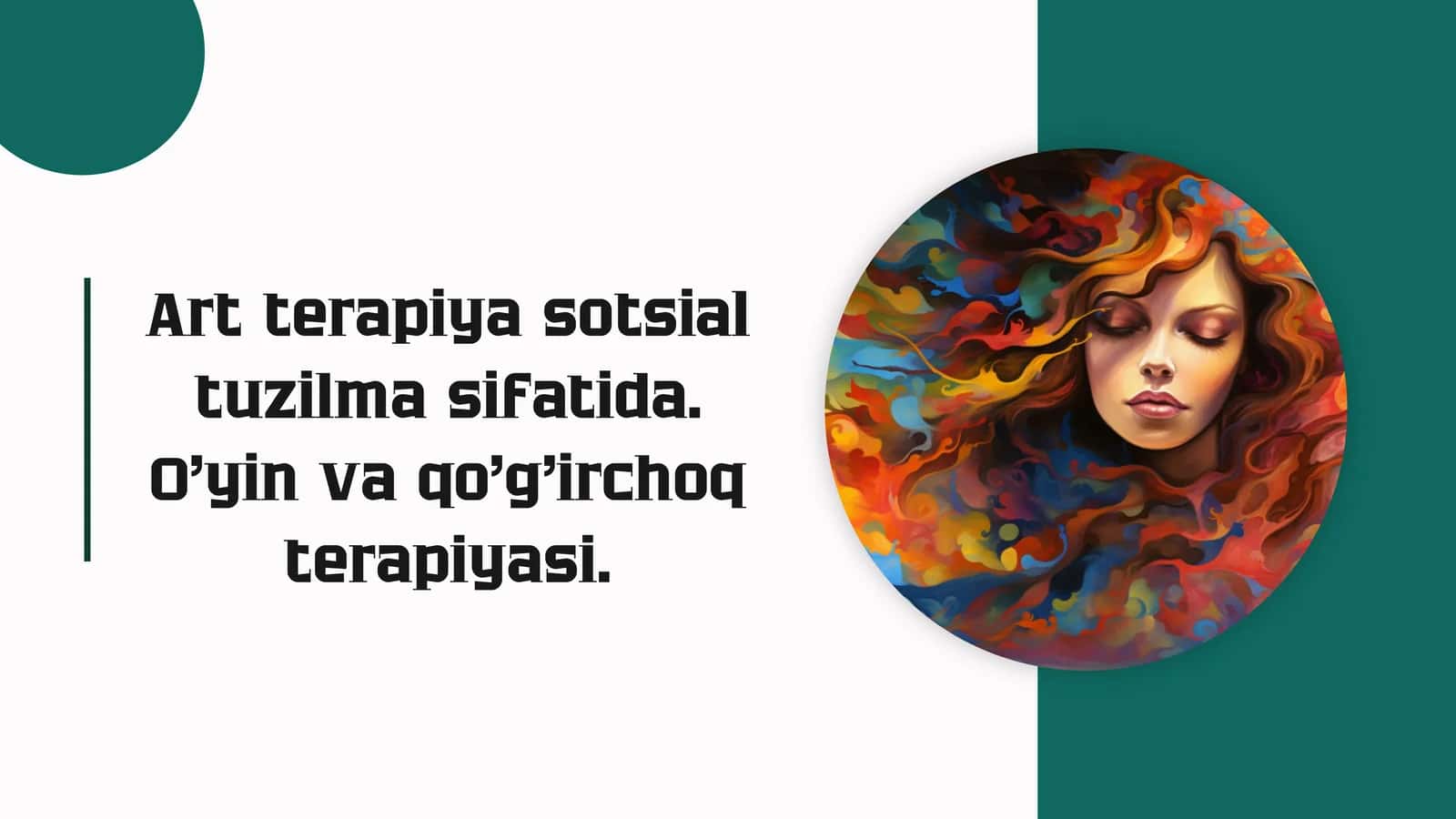 Art terapiya sotsial tuzilma sifatida. O'yin va qo'g'irchoq terapiyasi.