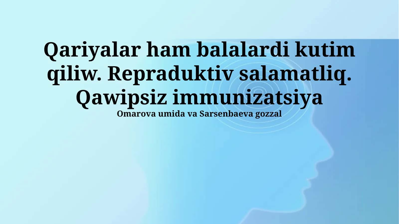 Qáwipsiz immúnizaciya