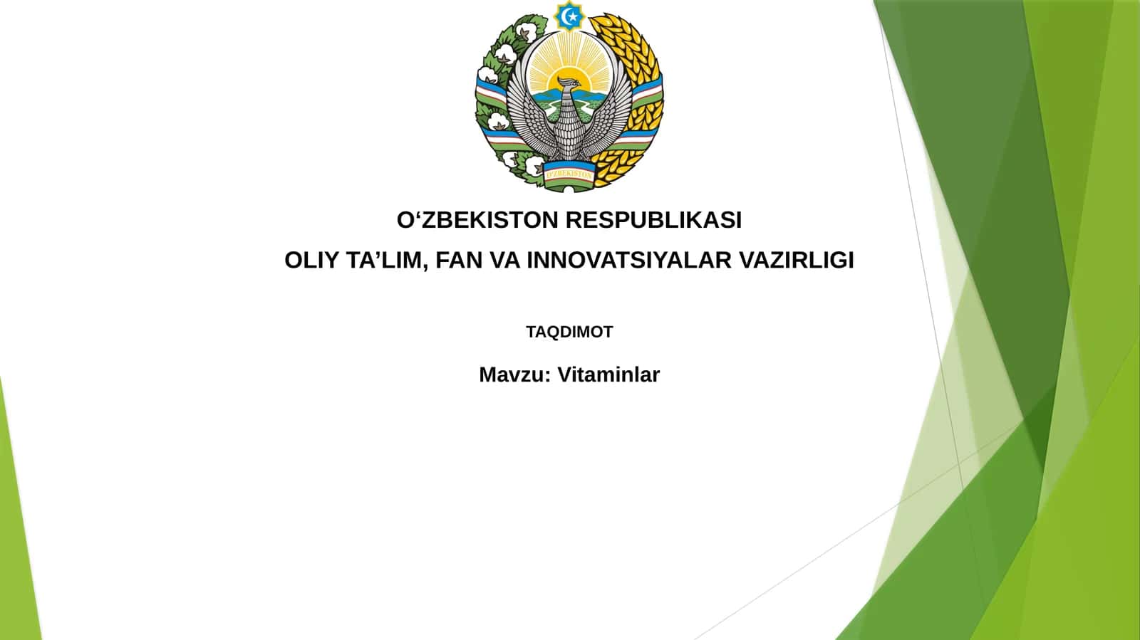 Vitaminlar