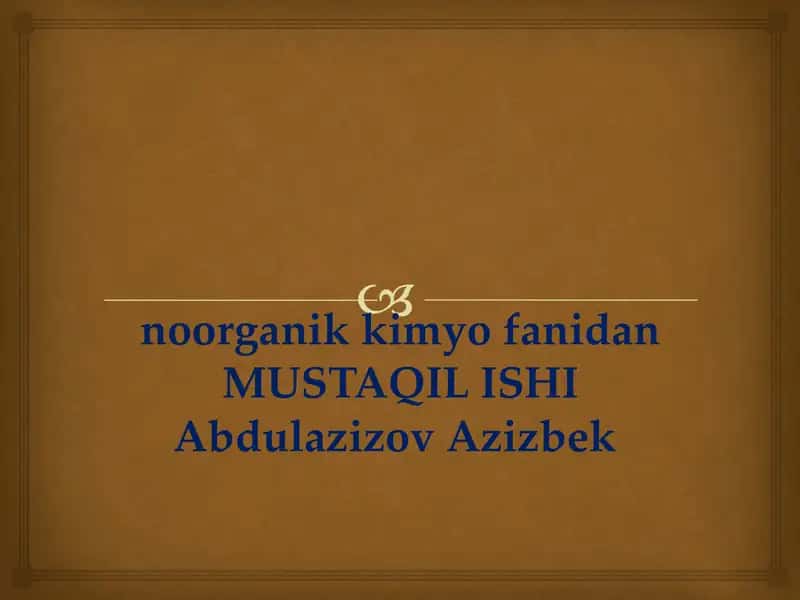 Metal korroziyasi va uning qarshilash usullari