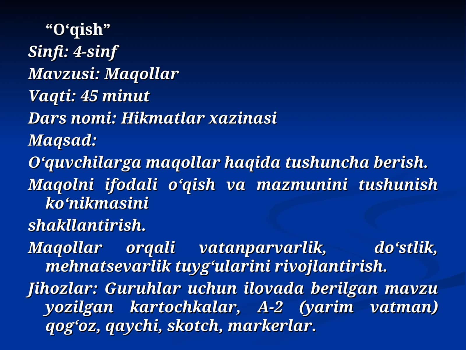 Maqollar