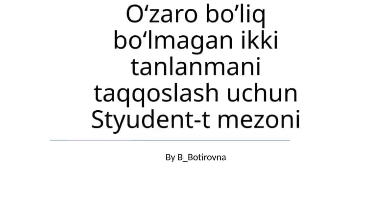Styudent-t mezoni
