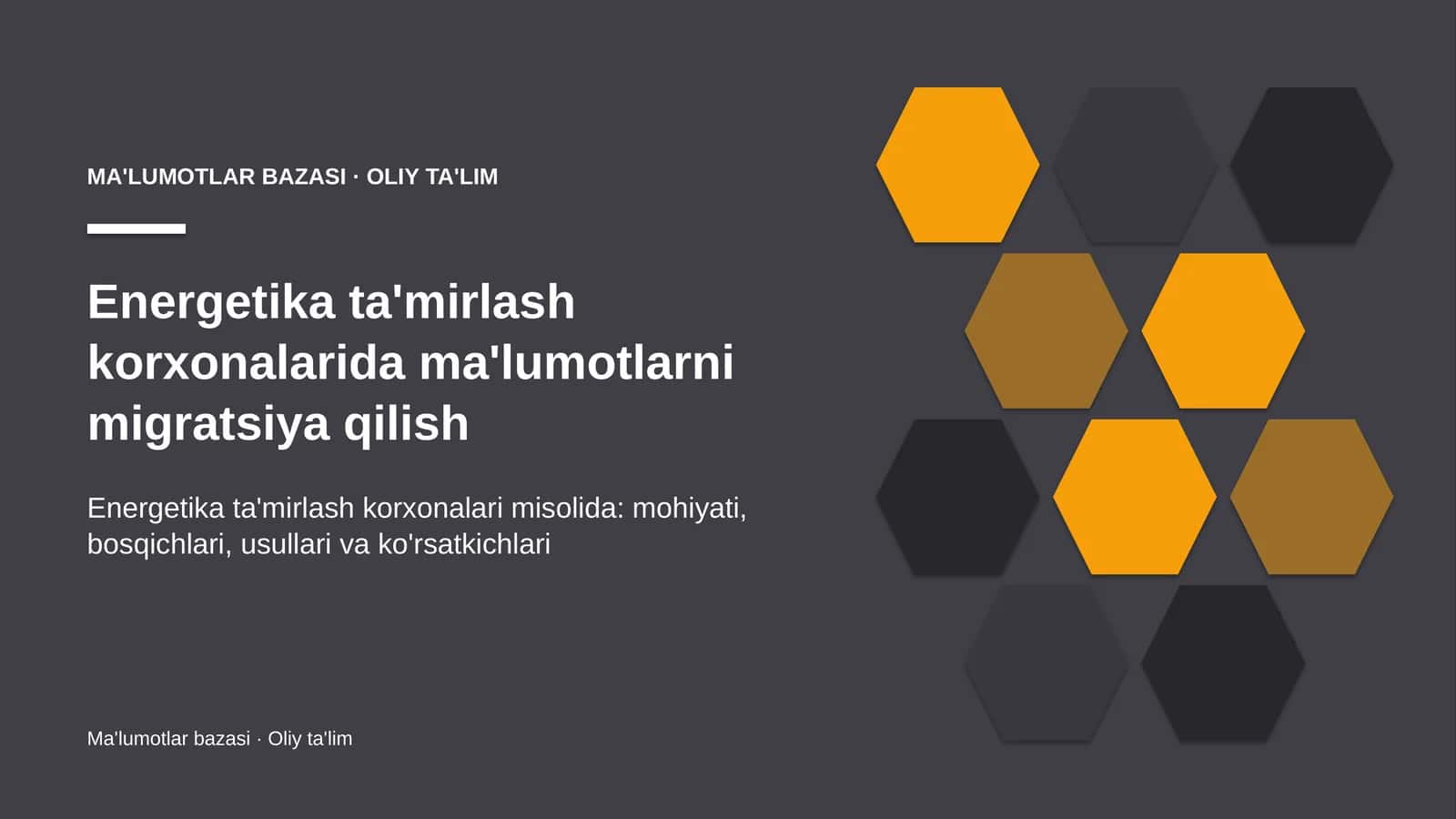 energetika ta'mirlash korxonalarida ma'lumotlarni migratsiya qilish 9758